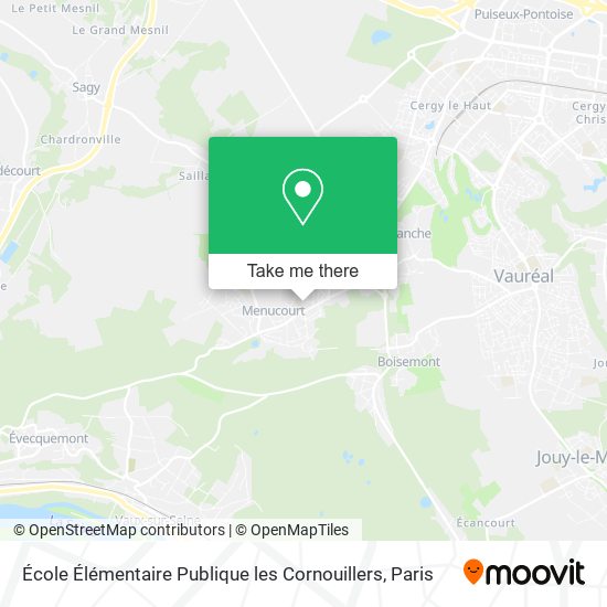 Mapa École Élémentaire Publique les Cornouillers