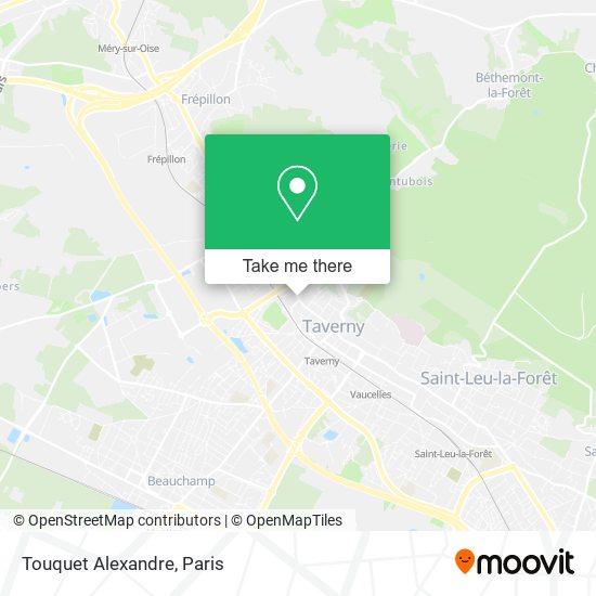 Touquet Alexandre map