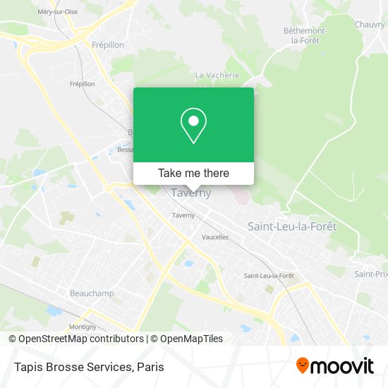 Tapis Brosse Services map