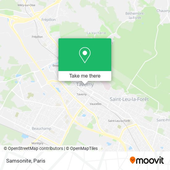 Samsonite map