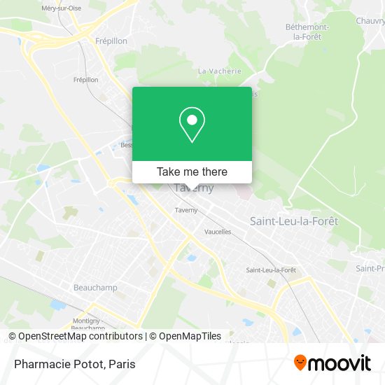 Pharmacie Potot map