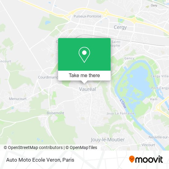 Auto Moto Ecole Veron map
