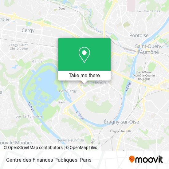 Centre des Finances Publiques map