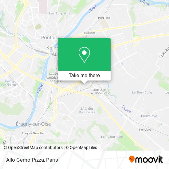 Allo Gemo Pizza map