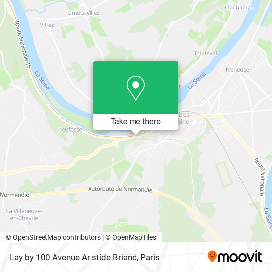 Lay by 100 Avenue Aristide Briand map