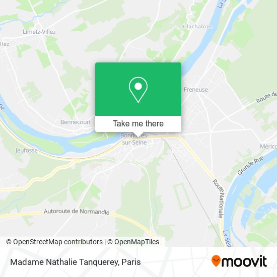 Mapa Madame Nathalie Tanquerey
