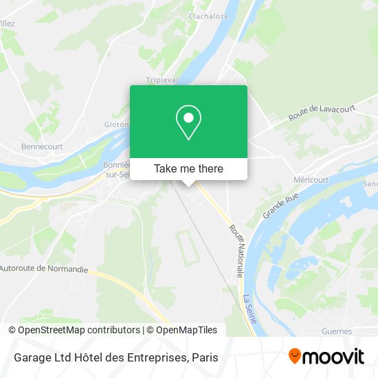 Mapa Garage Ltd Hôtel des Entreprises