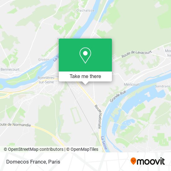 Mapa Domecos France
