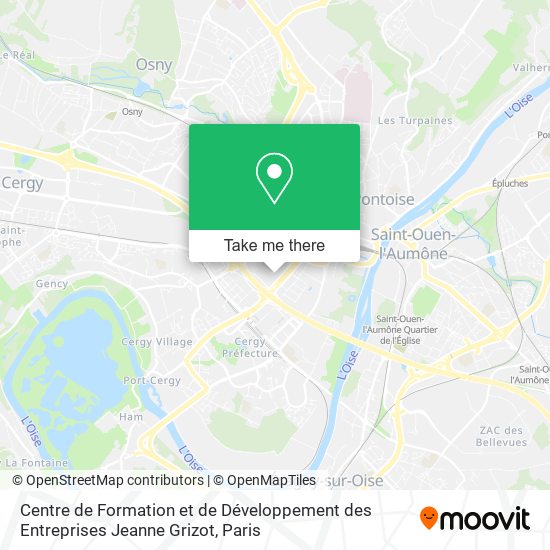 Centre de Formation et de Développement des Entreprises Jeanne Grizot map