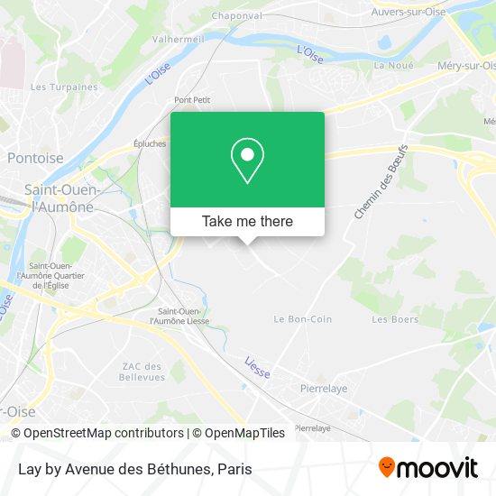 Lay by Avenue des Béthunes map