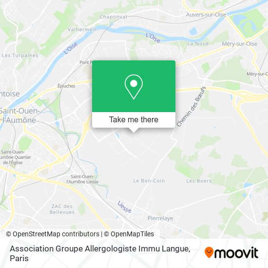 Association Groupe Allergologiste Immu Langue map