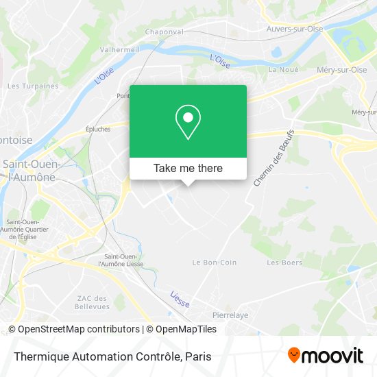 Thermique Automation Contrôle map
