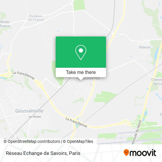 Réseau Echange de Savoirs map