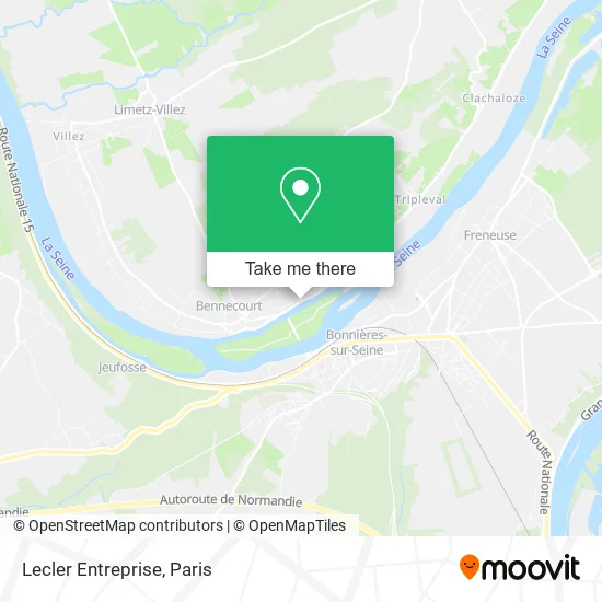 Lecler Entreprise map