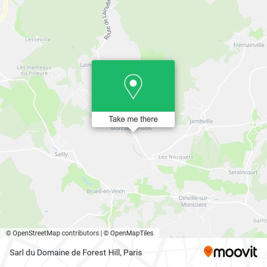 Mapa Sarl du Domaine de Forest Hill