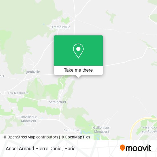 Ancel Arnaud Pierre Daniel map