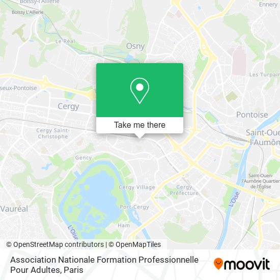 Association Nationale Formation Professionnelle Pour Adultes map