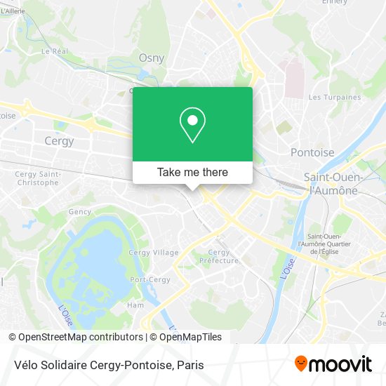 Mapa Vélo Solidaire Cergy-Pontoise