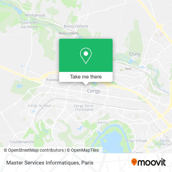 Master Services Informatiques map