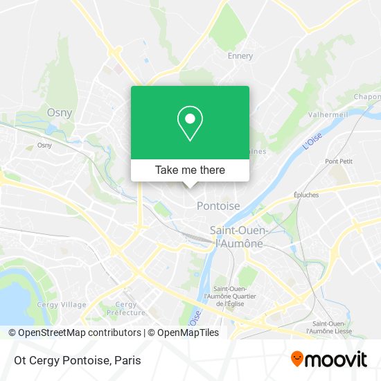 Ot Cergy Pontoise map