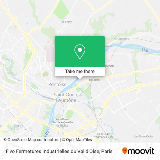 Fivo Fermetures Industrielles du Val d'Oise map