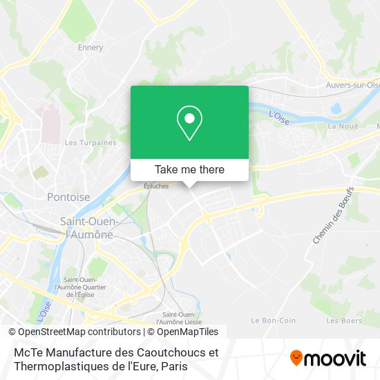 McTe Manufacture des Caoutchoucs et Thermoplastiques de l'Eure map