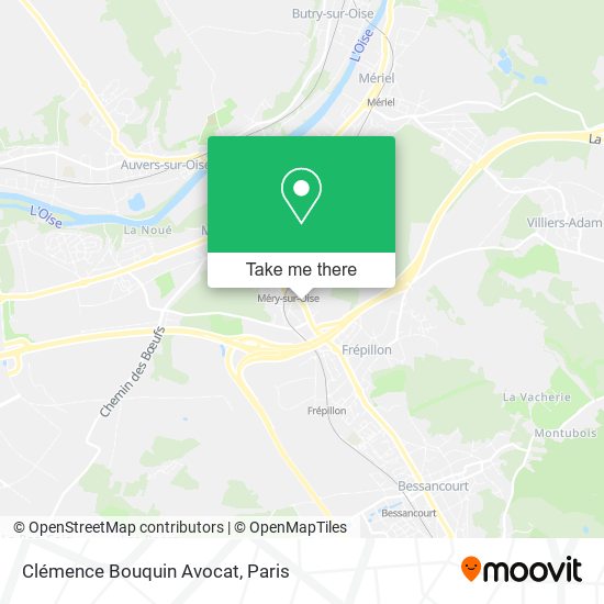 Clémence Bouquin Avocat map