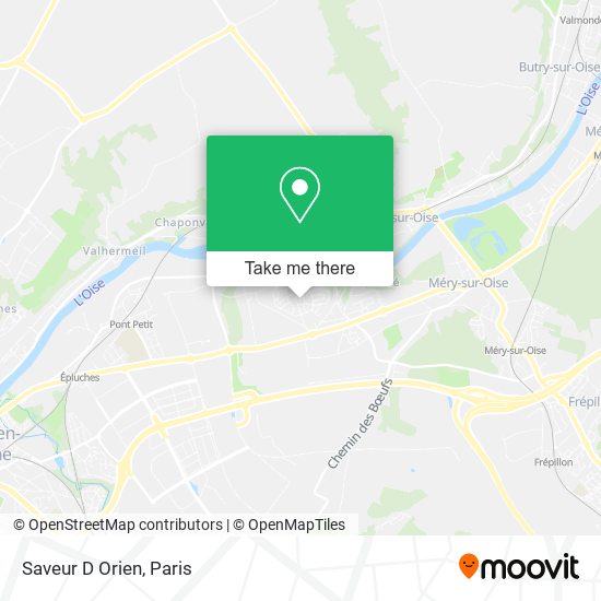 Saveur D Orien map