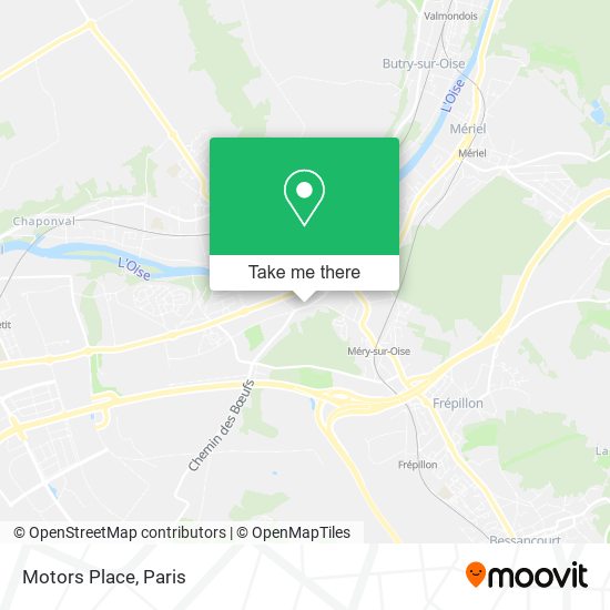 Mapa Motors Place