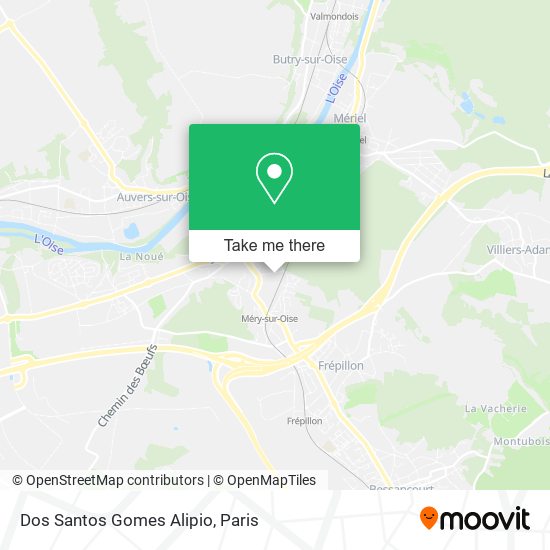 Dos Santos Gomes Alipio map