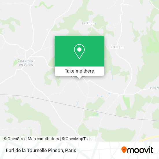 Mapa Earl de la Tournelle Pinson