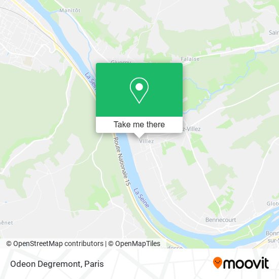 Mapa Odeon Degremont