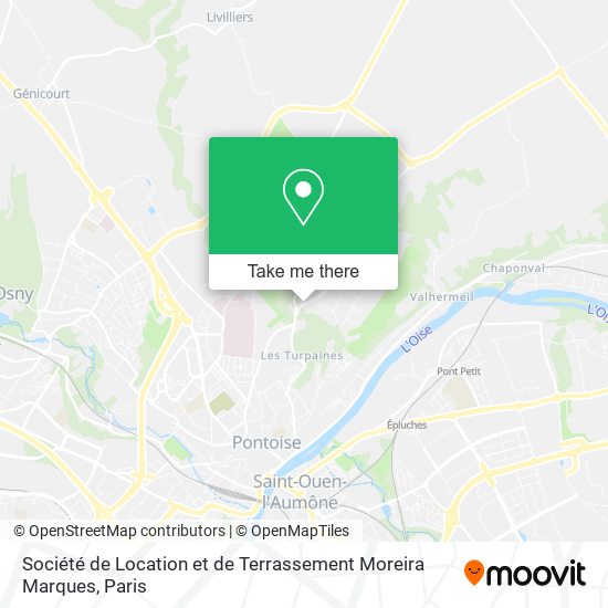 Mapa Société de Location et de Terrassement Moreira Marques