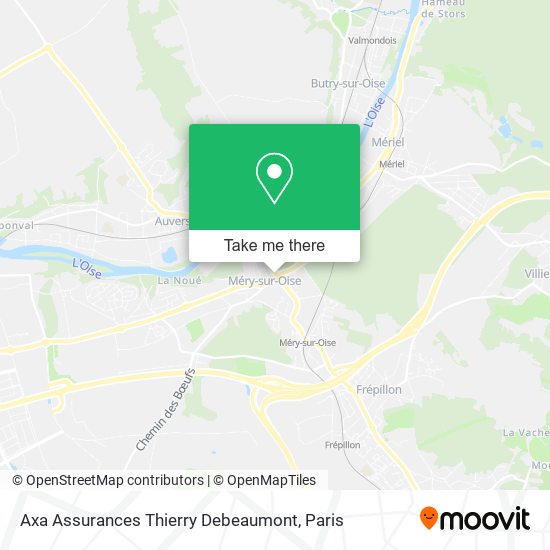 Axa Assurances Thierry Debeaumont map