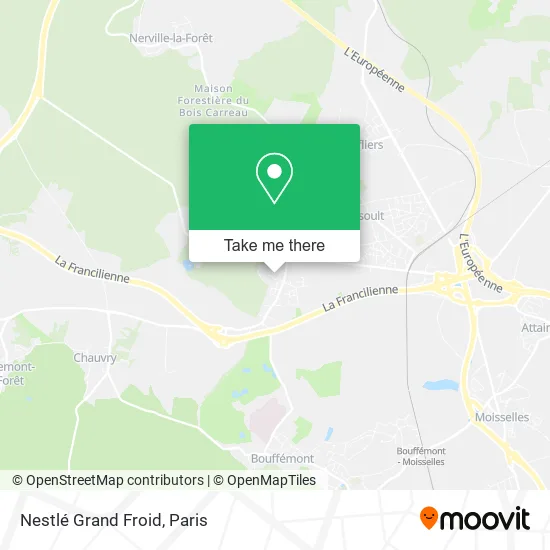 Nestlé Grand Froid map
