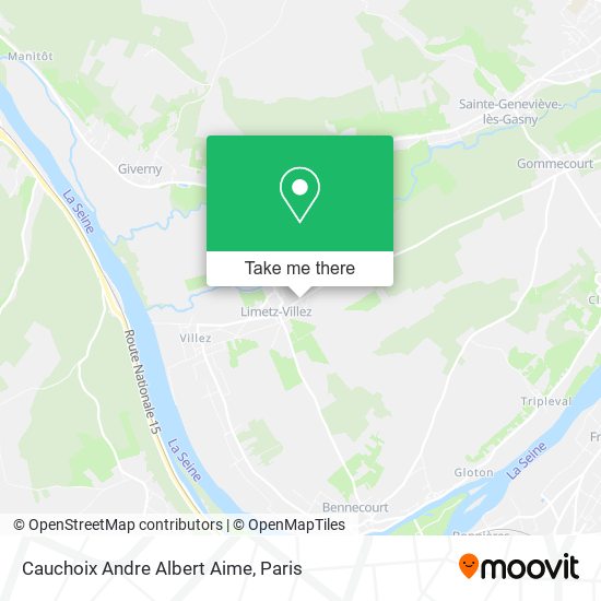 Mapa Cauchoix Andre Albert Aime