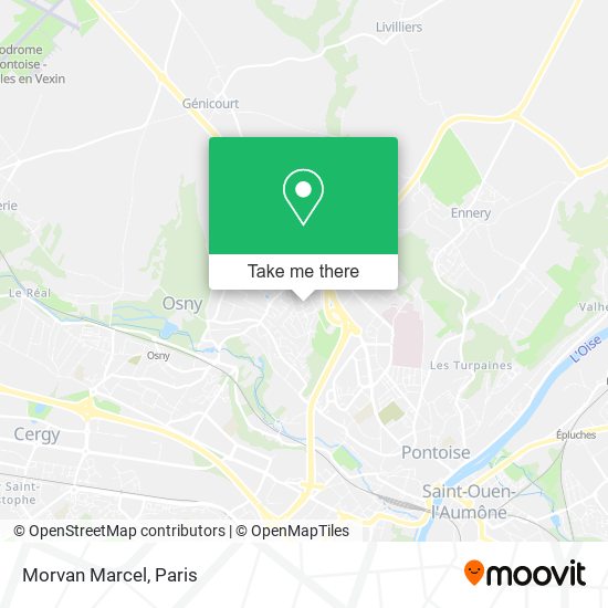 Mapa Morvan Marcel