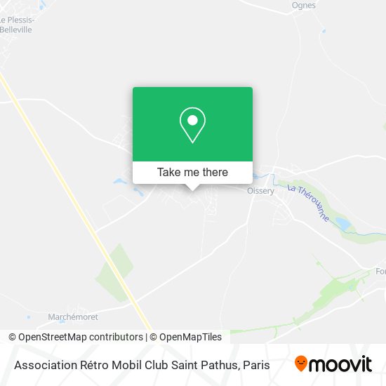 Mapa Association Rétro Mobil Club Saint Pathus