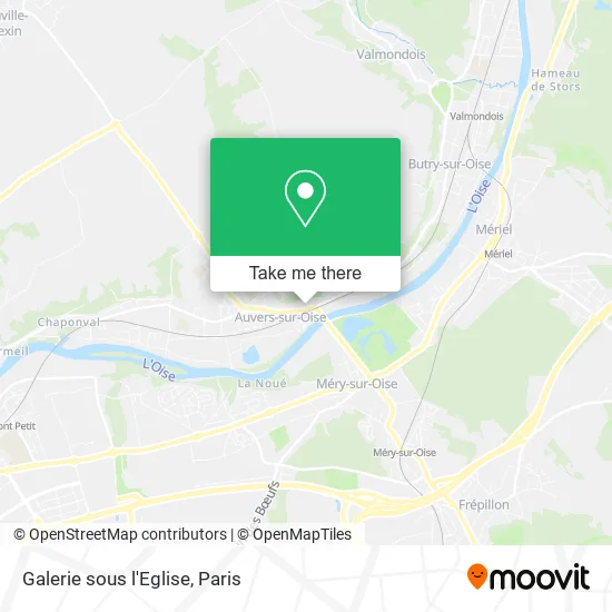 Galerie sous l'Eglise map