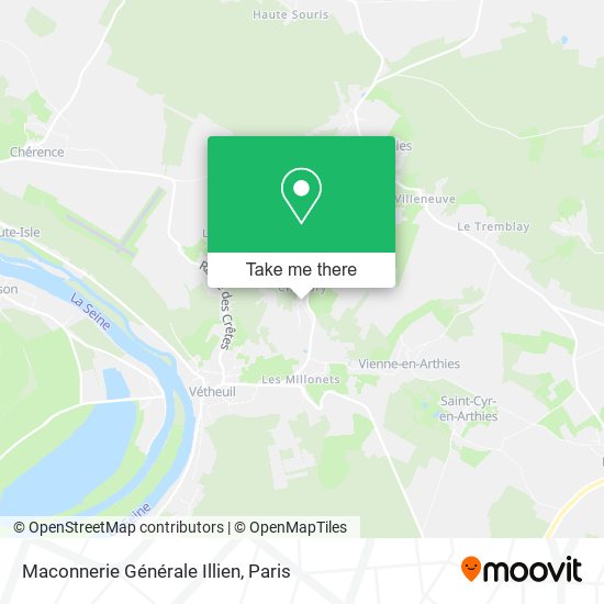 Maconnerie Générale Illien map