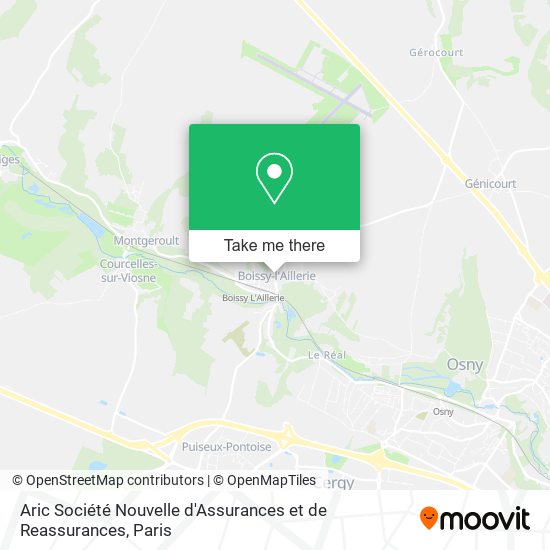 Mapa Aric Société Nouvelle d'Assurances et de Reassurances