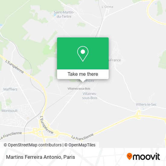 Martins Ferreira Antonio map