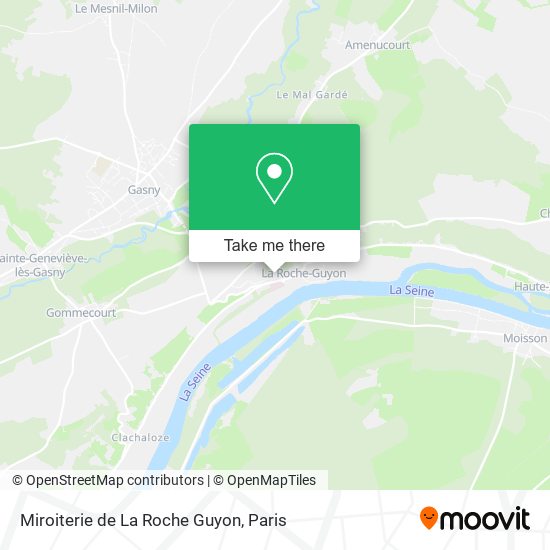 Mapa Miroiterie de La Roche Guyon