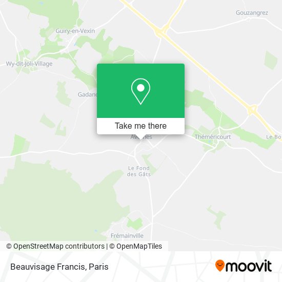 Mapa Beauvisage Francis