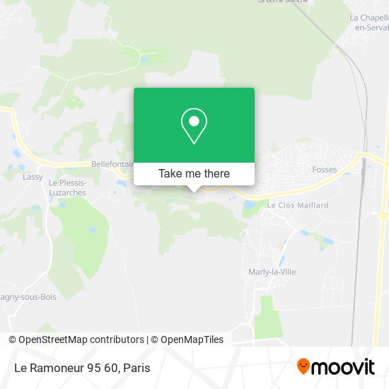 Mapa Le Ramoneur 95 60