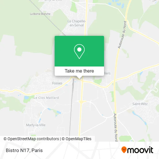 Bistro N17 map