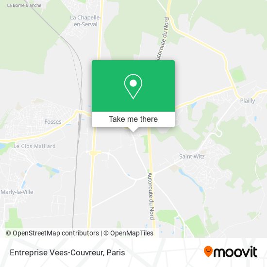 Entreprise Vees-Couvreur map