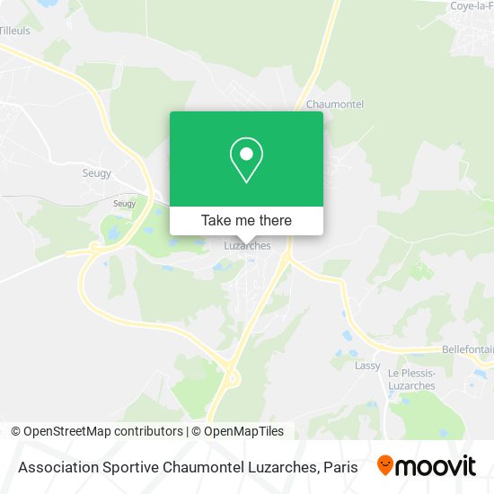 Association Sportive Chaumontel Luzarches map