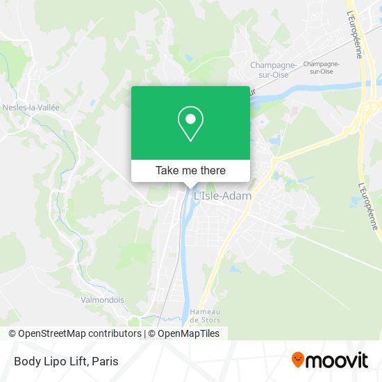 Body Lipo Lift map