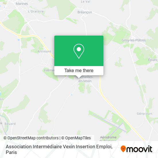 Association Intermédiaire Vexin Insertion Emploi map